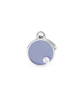 MyFamily MyFamily Médaille Basic Handmade Circle Lilas S