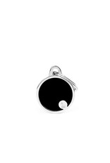 MyFamily MyFamily Médaille Basic Handmade Circle Noir S