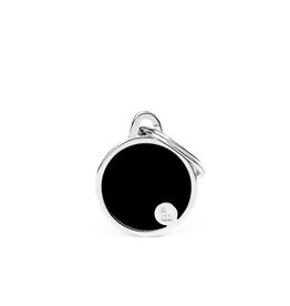 MyFamily MyFamily Médaille Basic Handmade Circle Noir S