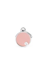 MyFamily MyFamily Médaille Basic Handmade Circle Pink S