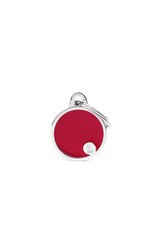 MyFamily MyFamily Médaille Basic Handmade Circle Rouge S