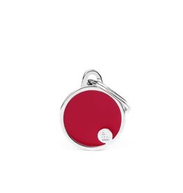 MyFamily MyFamily Médaille Basic Handmade Circle Rouge S
