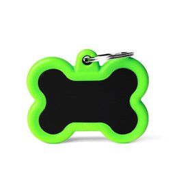 MyFamily MyFamily Médaille Hushtag Bone Vert & Noir L