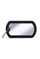 MyFamily MyFamily Médaille Hushtag Military Chrome & Black