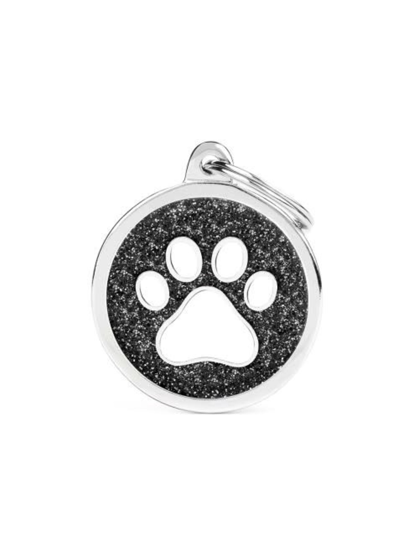 MyFamily MyFamily Médaille Shine Circle Paw Black