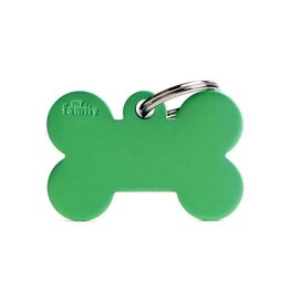 MyFamily MyFamily Médaille Basic Aluminium Os Vert L