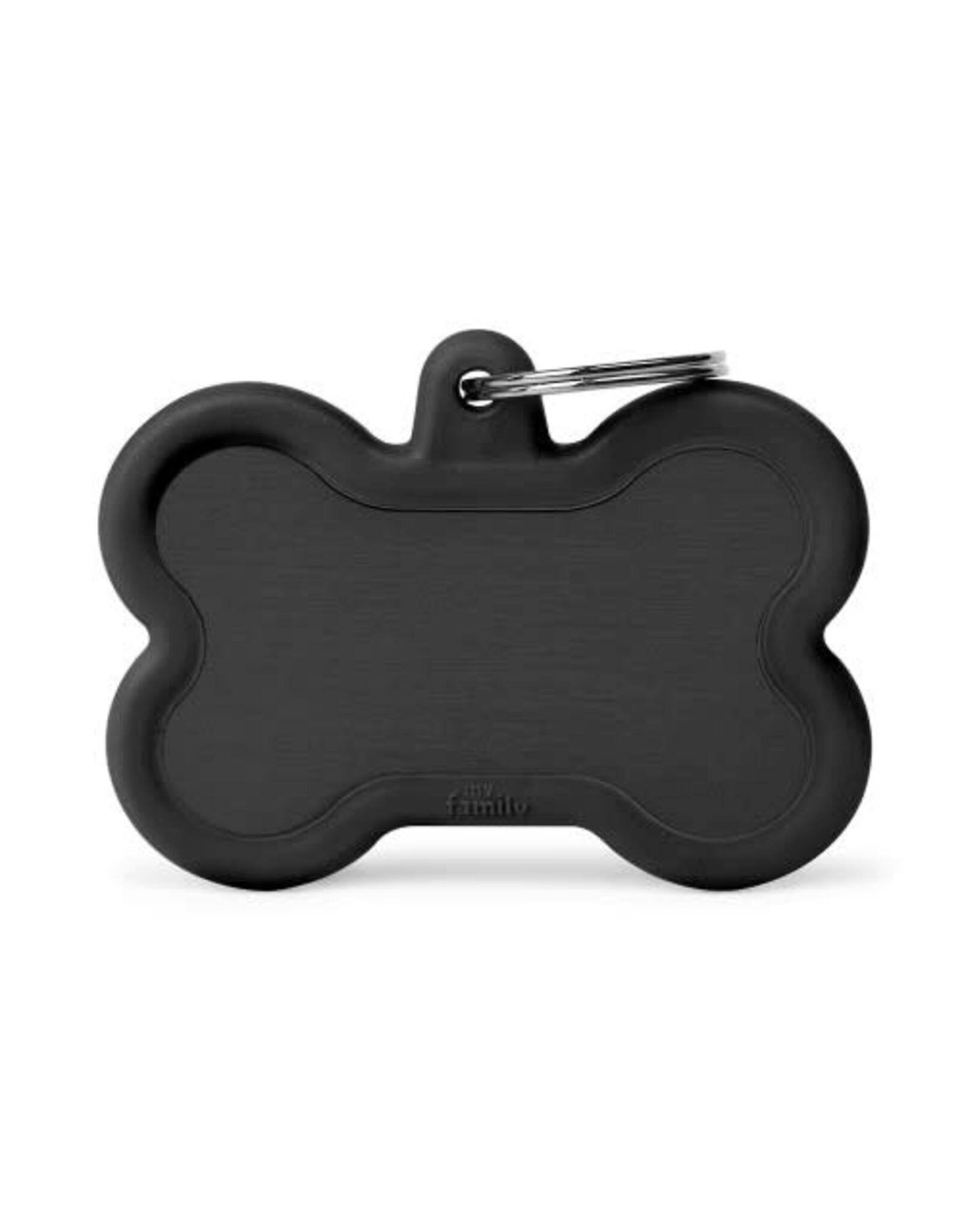 MyFamily MyFamily Médaille Hushtag Bone Noir XL