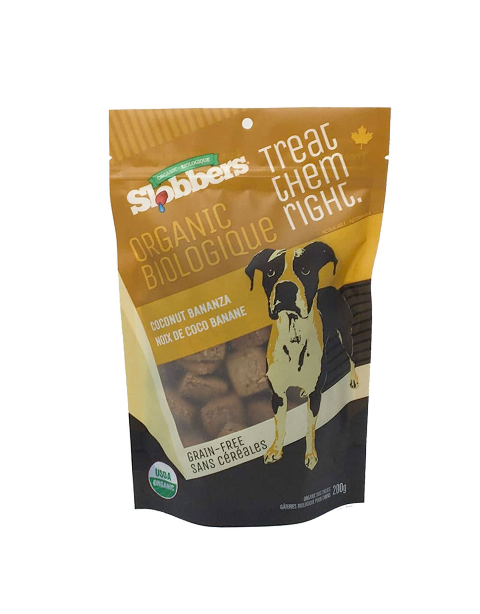 Slobbers *DISC* Slobbers Gateries bananes et coconut 200gr