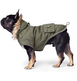 canada pooch *DISC* Canada Pooch Army parka vert 26''
