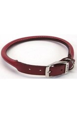 *DISC* CircleT Collier rond cuir 10'' Red