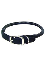 *DISC* CircleT Collier rond cuir 14'' Black