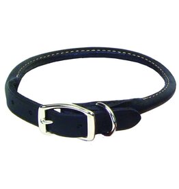 *DISC* CircleT Collier rond cuir 14'' Black