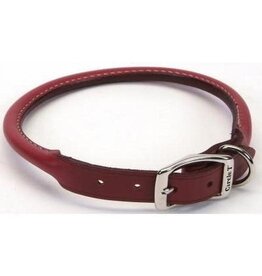 *DISC* CircleT Collier rond cuir 14'' Red