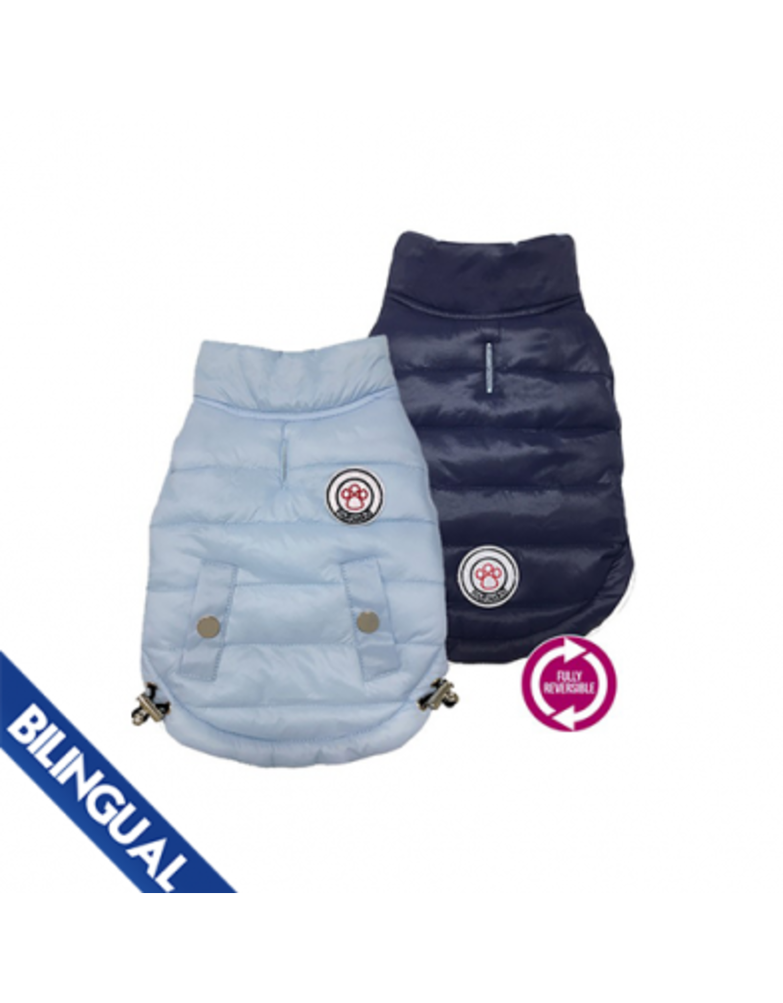 foufoudog *DISC* FFD manteau réversible bleu/navy XS