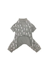 foufoudog *DISC* FFD Pyjamas Snowman gris