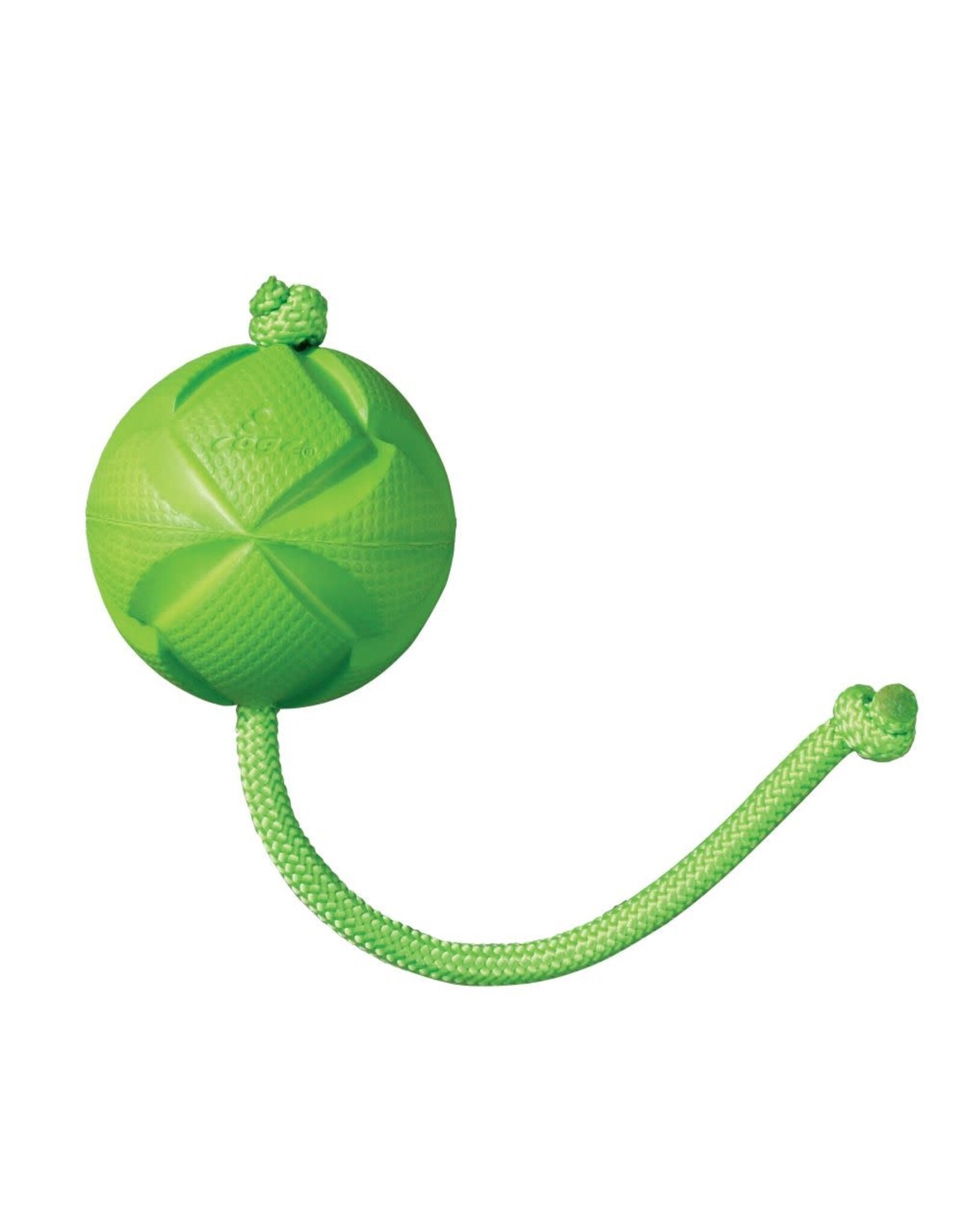 Rogz *DISC* Rogz Flingz balle avec corde vert