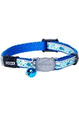Rogz Rogz Collier chat floral bleu 8-12''