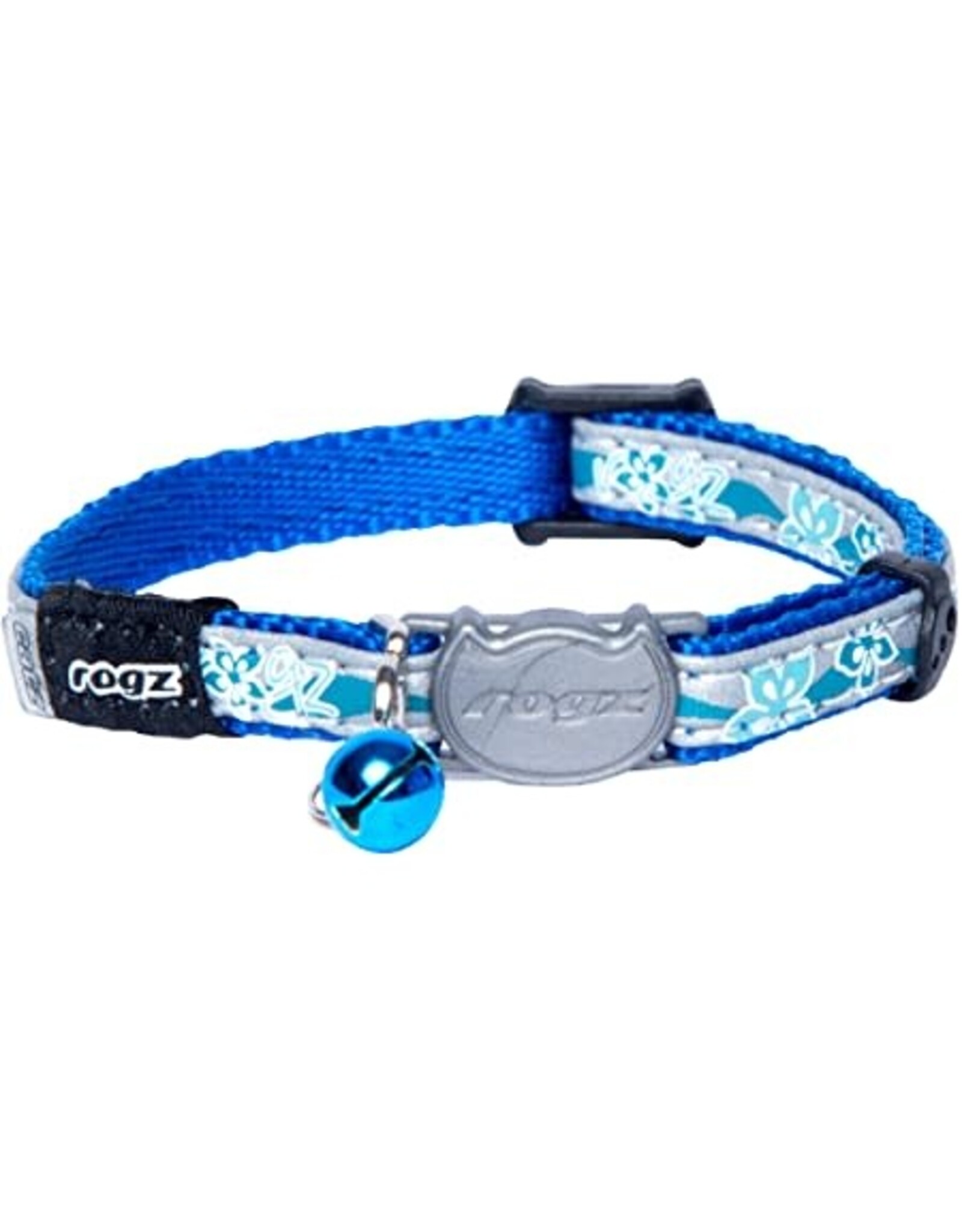Rogz Rogz Collier chat floral bleu 8-12''