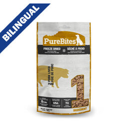 pure bites Purebites Gâteries Foie de porc 100g