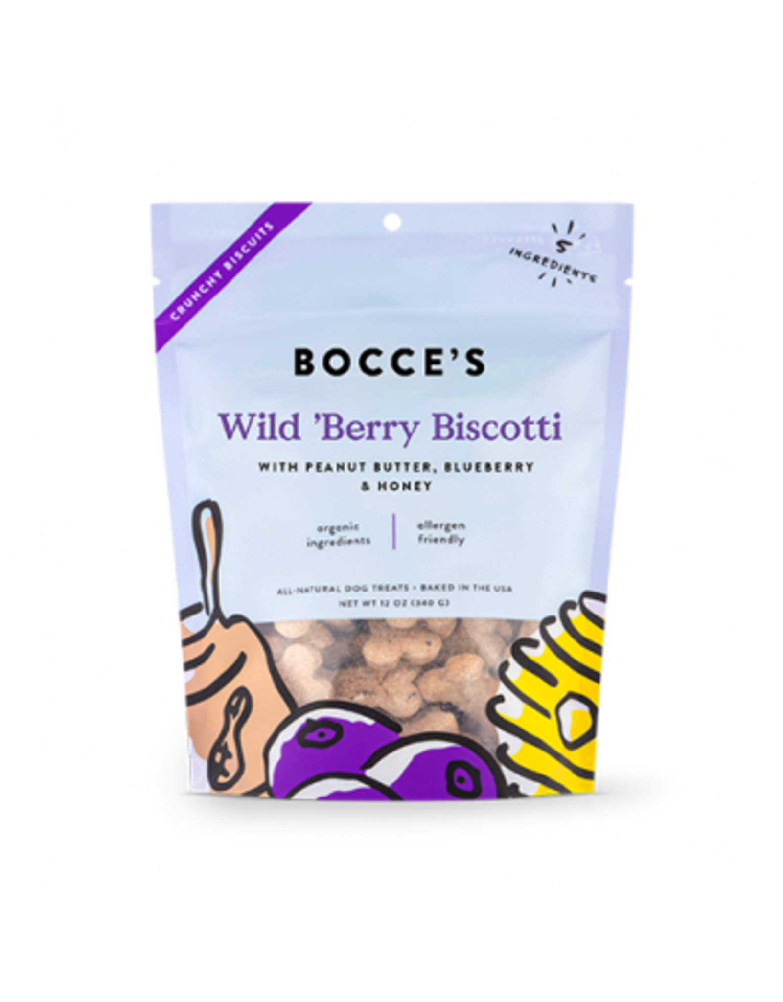 Bocce's Bakery Bocce's Bakery Wild Berry Biscotti 12oz