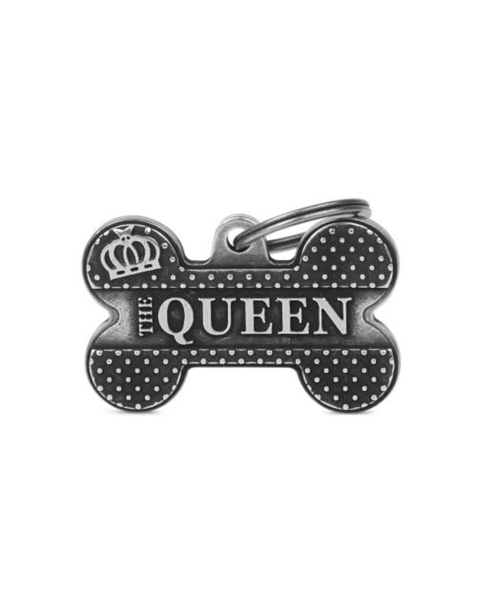 MyFamily MyFamily Médaille Bronx Os Queen Silver L