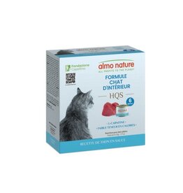 Almo Nature Almo HQS Chat intérieur Thon en sauce 6x50gr