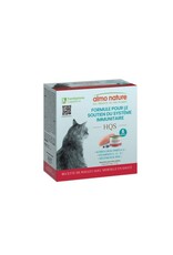 Almo Nature Almo HQS Chat Soutien Immunitaire poulet et bleuet en sauce 6x50gr