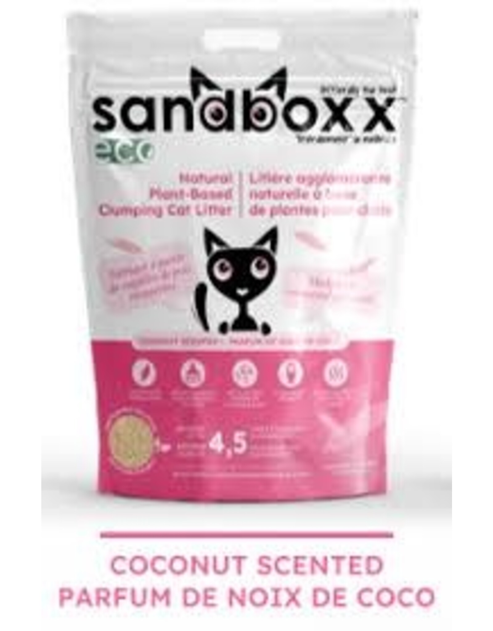 Sandboxx Sandboxx Litière à base de plantes Noix de coco 4.2L
