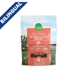 Open Farm Open Farm Freeze Dried Saumon & Morue 3.5oz (Chat)