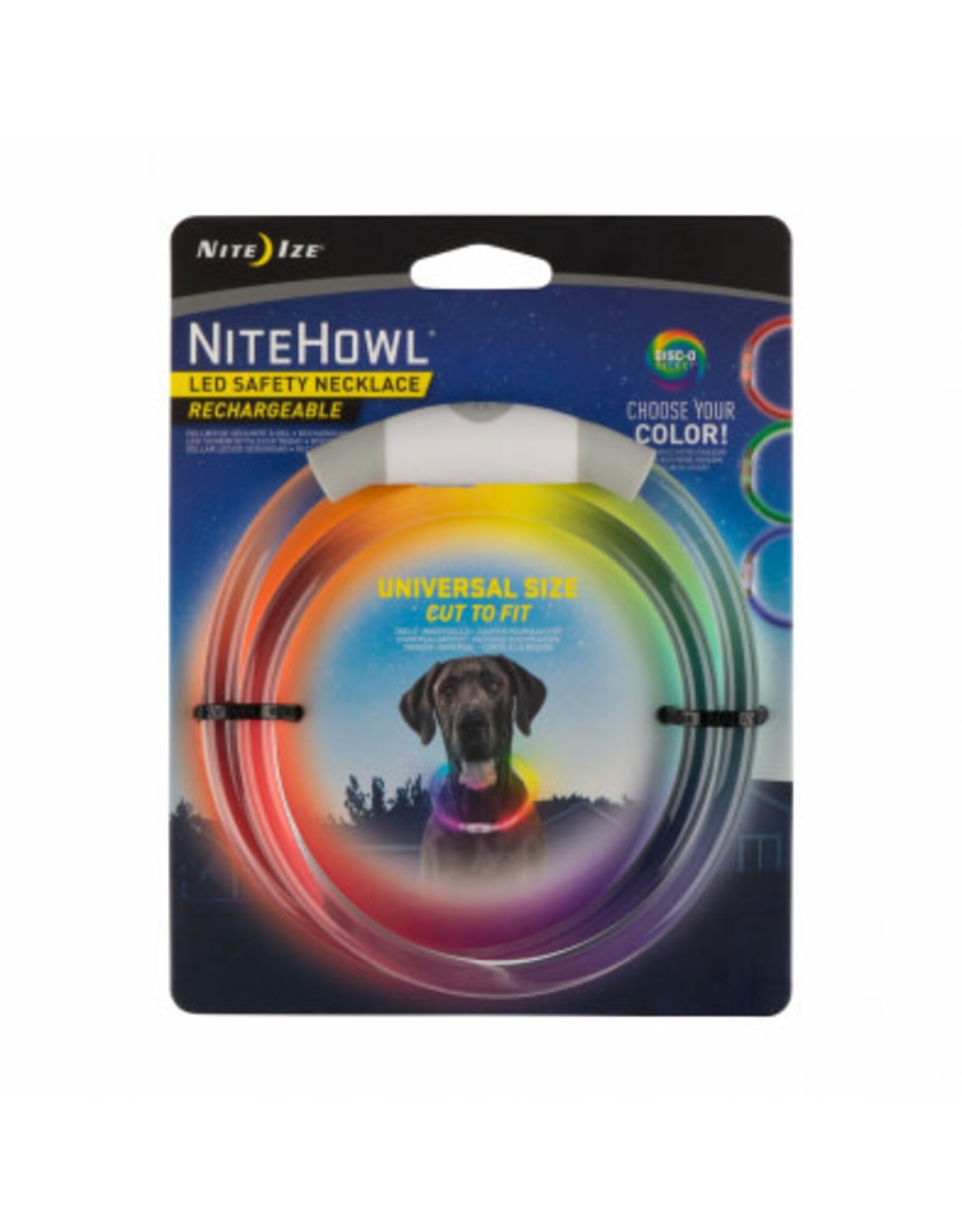 Nite Ize Nite Ize nitehowl led collier MAX rechargeable disco