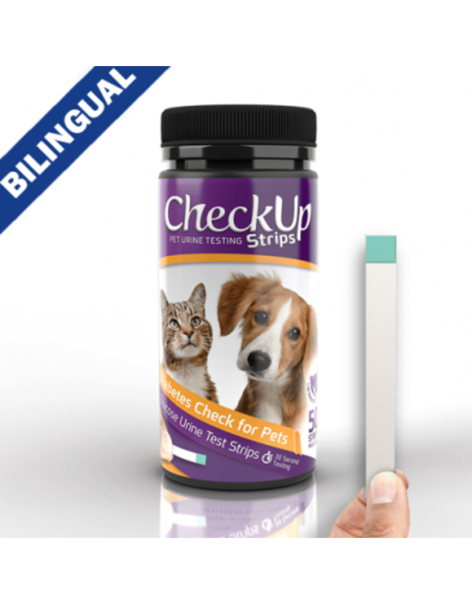 Coastline Global Test d'urine diabete  chien et chat (50 bandelettes)