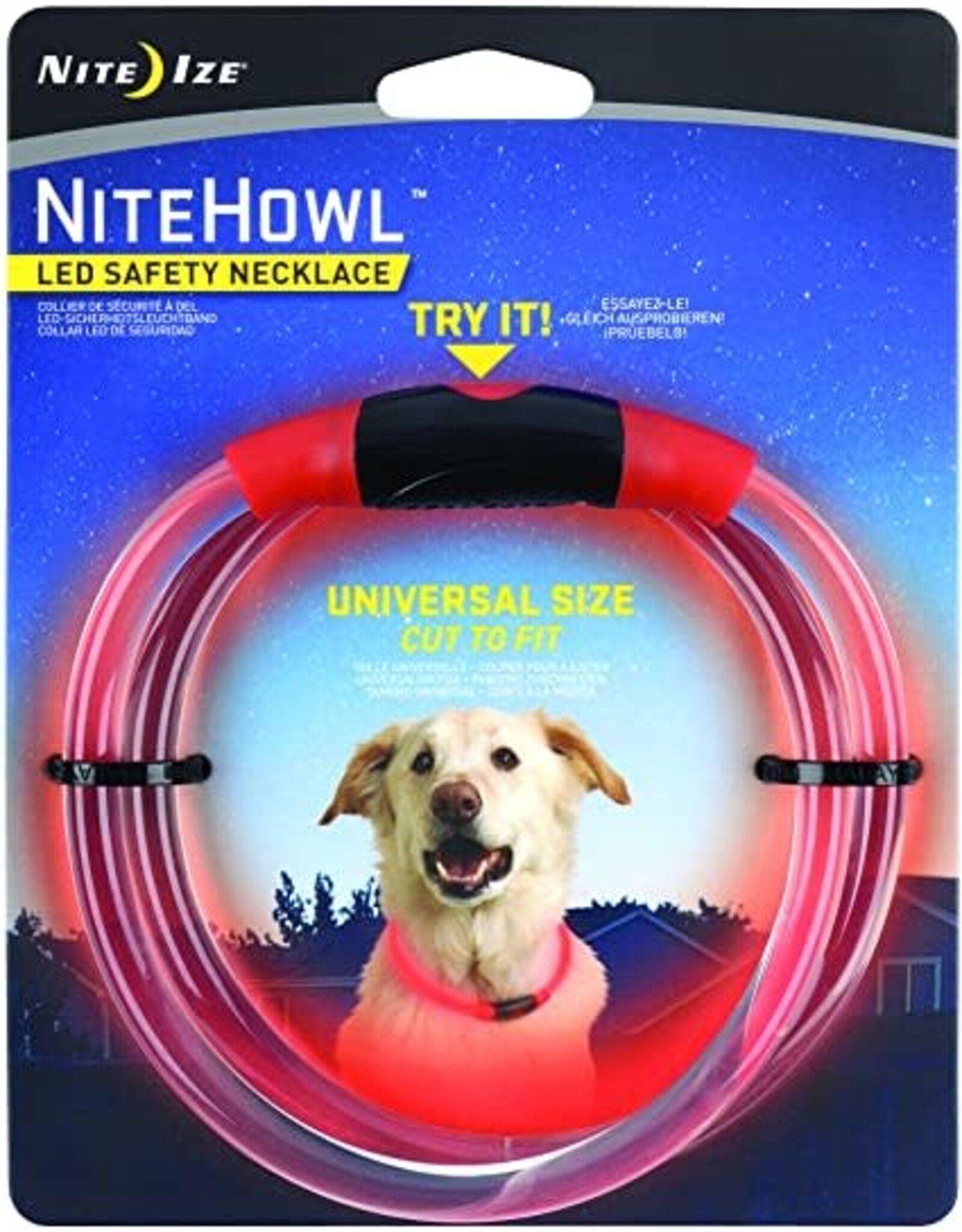 Nite Ize *DISC* Nite Ize nitehowl led collier Rouge