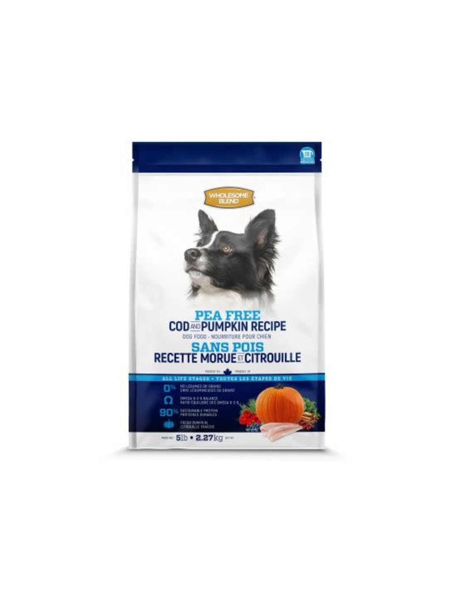 Nutreco Wholesome blend Morue / citrouille sans pois