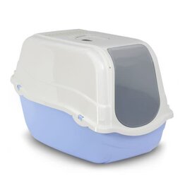 Bermago Bergamo bac à litière dome roméo Bleu Azur