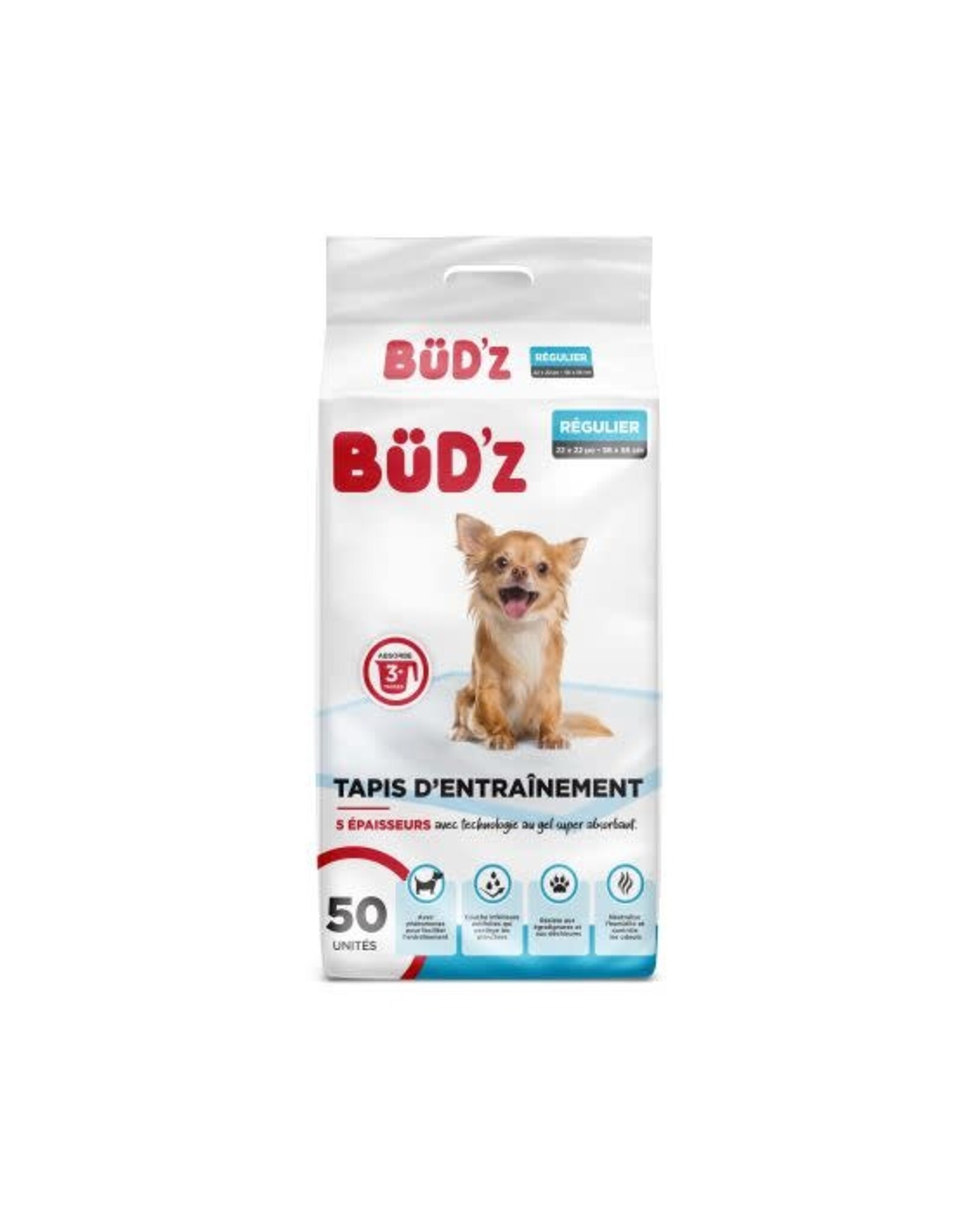 Bud's Bud'z tapis d'entraînement 22x22 (50)