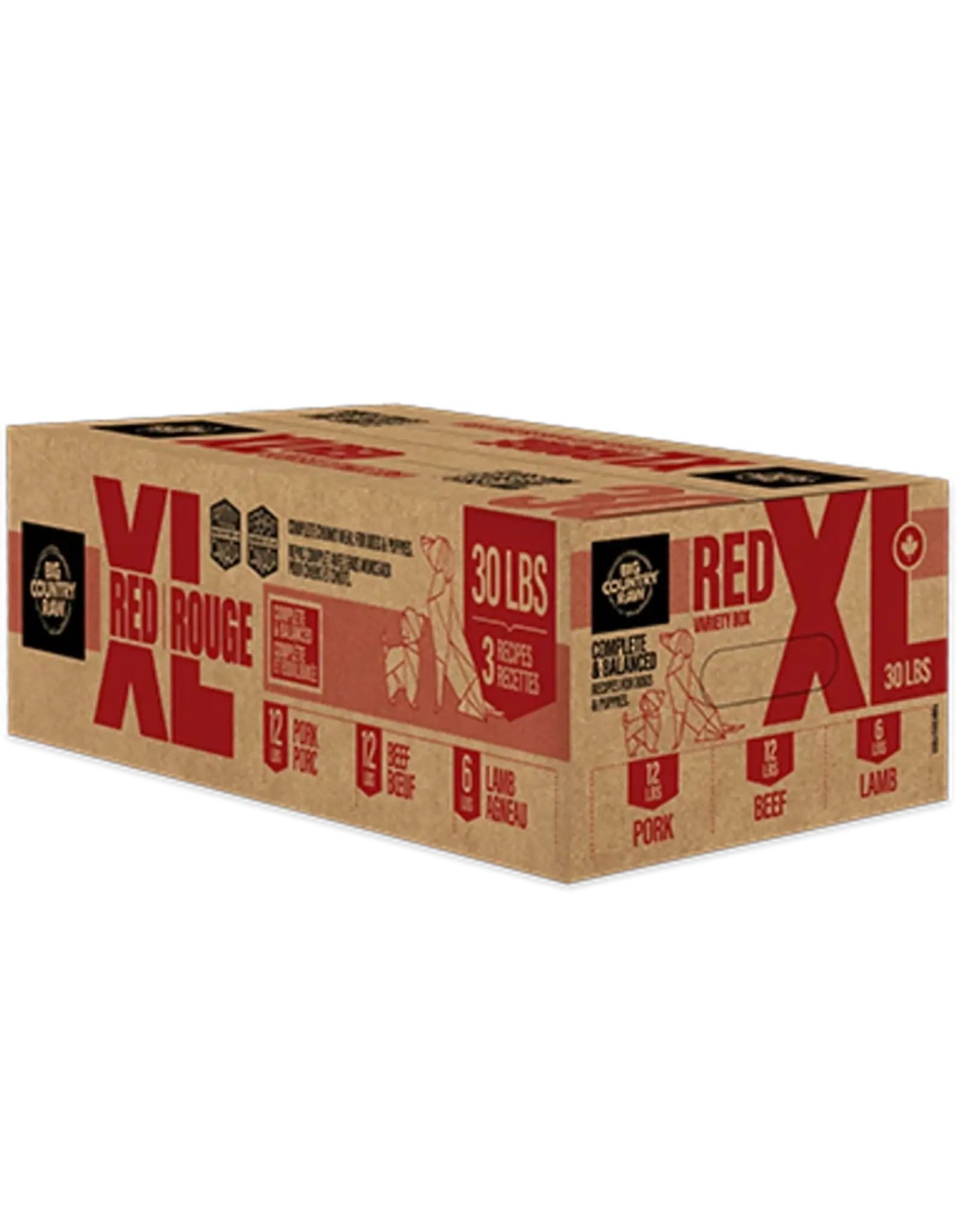 Big Country Raw Big Country Raw XL Red 30lbs