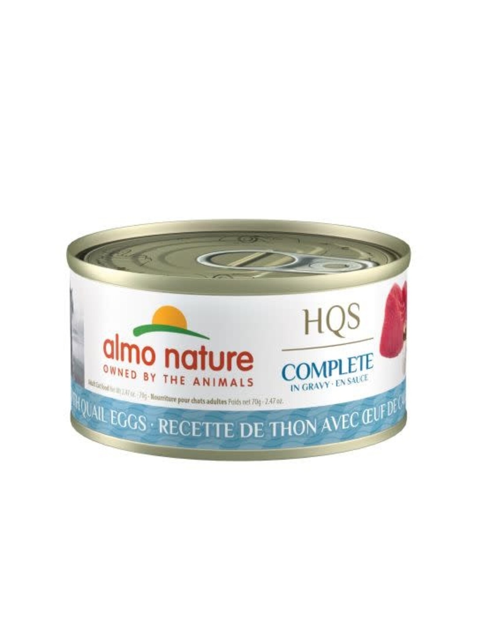 Almo Nature Almo Nature HQS C. Thon & Oeuf de Caille en sauce 70g