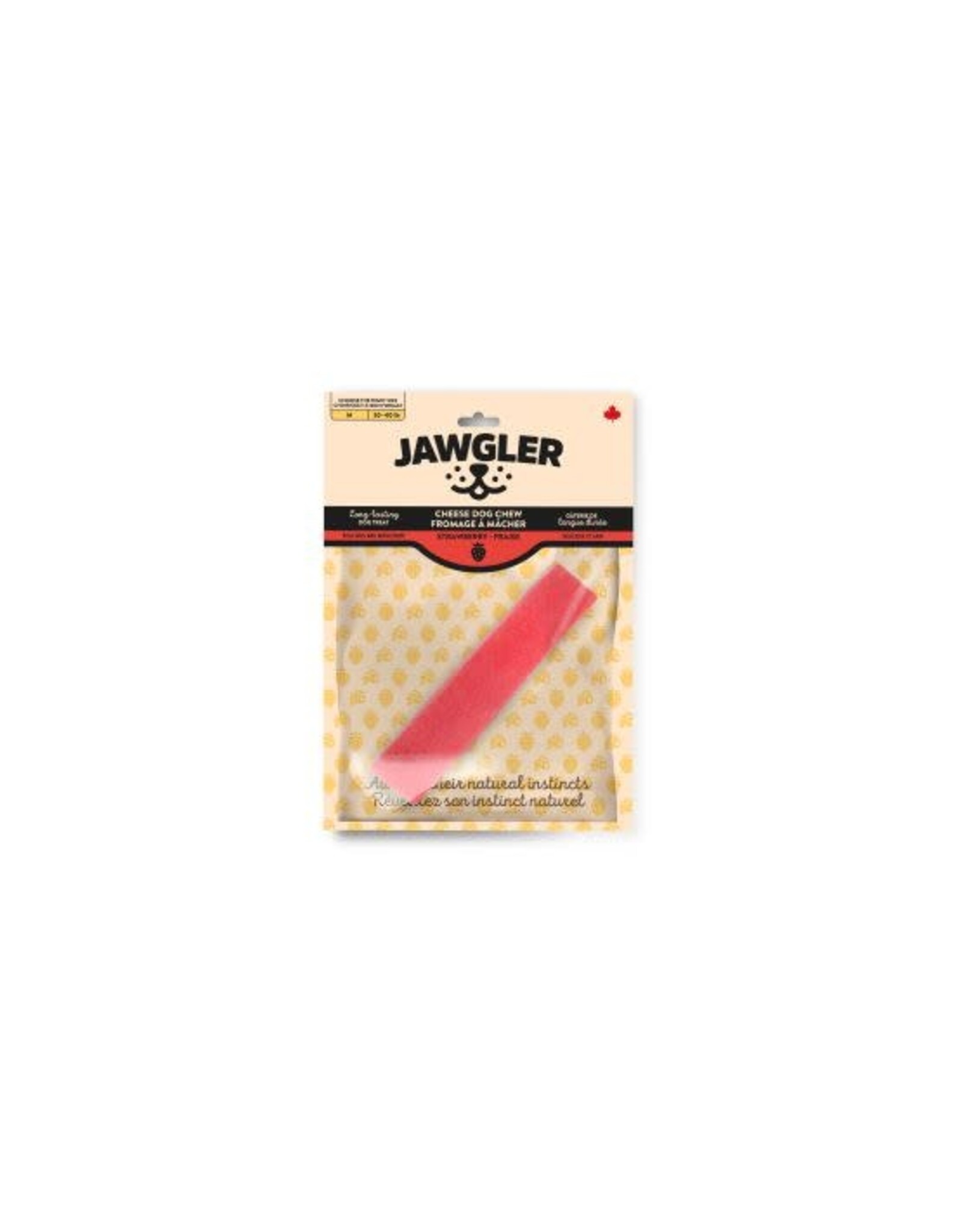 Dentler Jawgler Fromage à Mâcher Fraise M