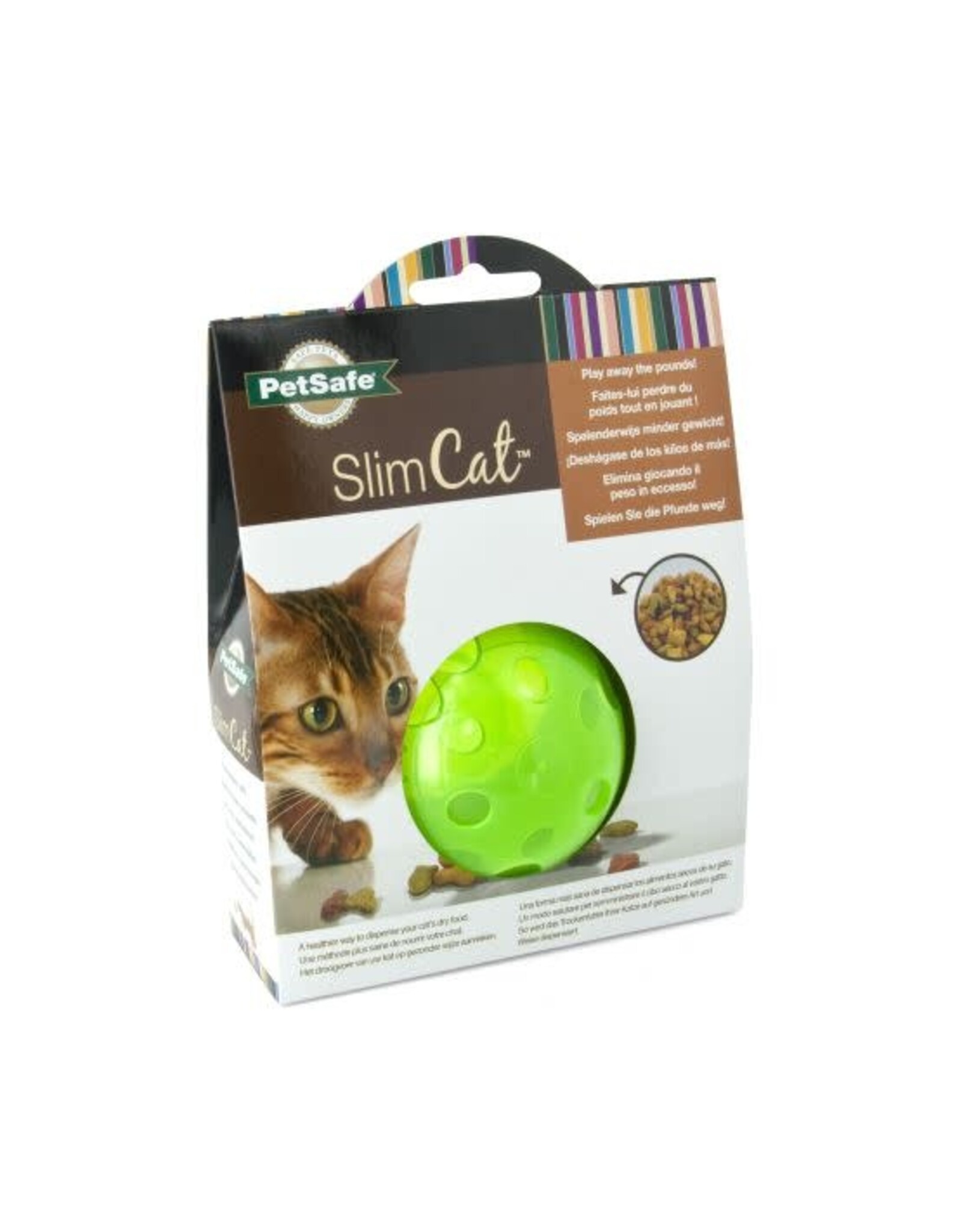 PETSAFE Petsafe Slimcat vert - Jouet d'alimentation