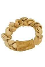 natures own dog chews Nature's Own anneau de Buffle tressé 7-8''