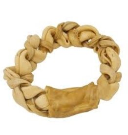 natures own dog chews Nature's Own anneau de Buffle tressé 7-8''