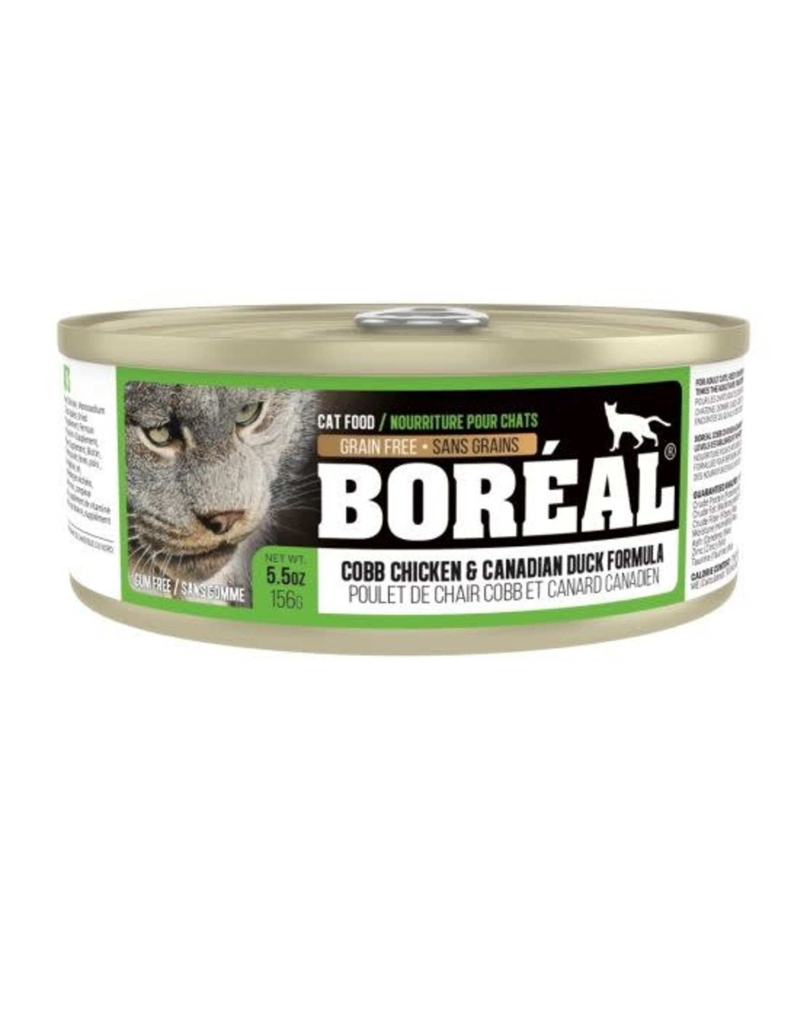 Boréal Boréal Conserve Poulet de Chair Cobb et Canard Canadien 156g (Chat)