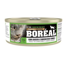 Boréal Boréal Conserve Poulet de Chair Cobb et Canard Canadien 156g (Chat)