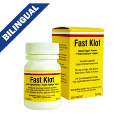 Dominion vetenary laboratories Fast Klot poudre Styptique topique 14g