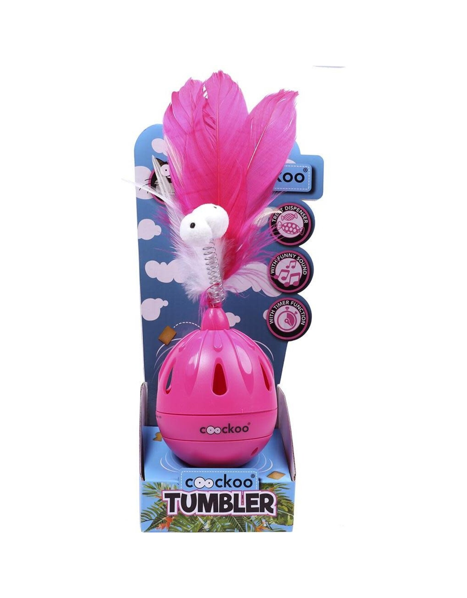 Petpals Group Petpals Tumbler Intéractive Rose chat