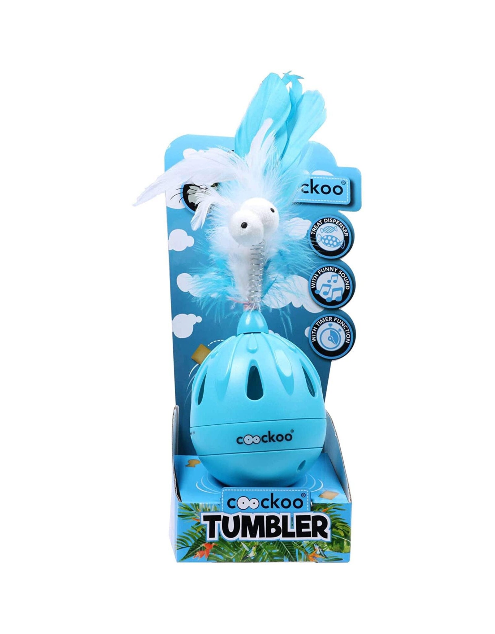 Petpals Group *DISC* Petpals Tumbler Intéractive bleu chat