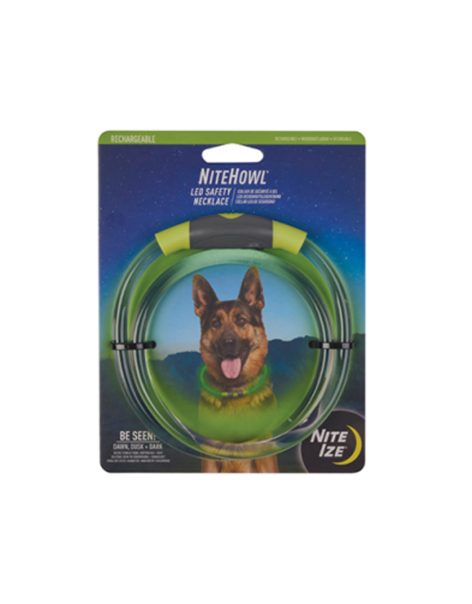 Nite Ize Nite Ize nitehowl led collier rechargeable Vert