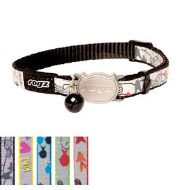 Rogz Rogz Collier réfléchissant petit chat Noir 8''-12''