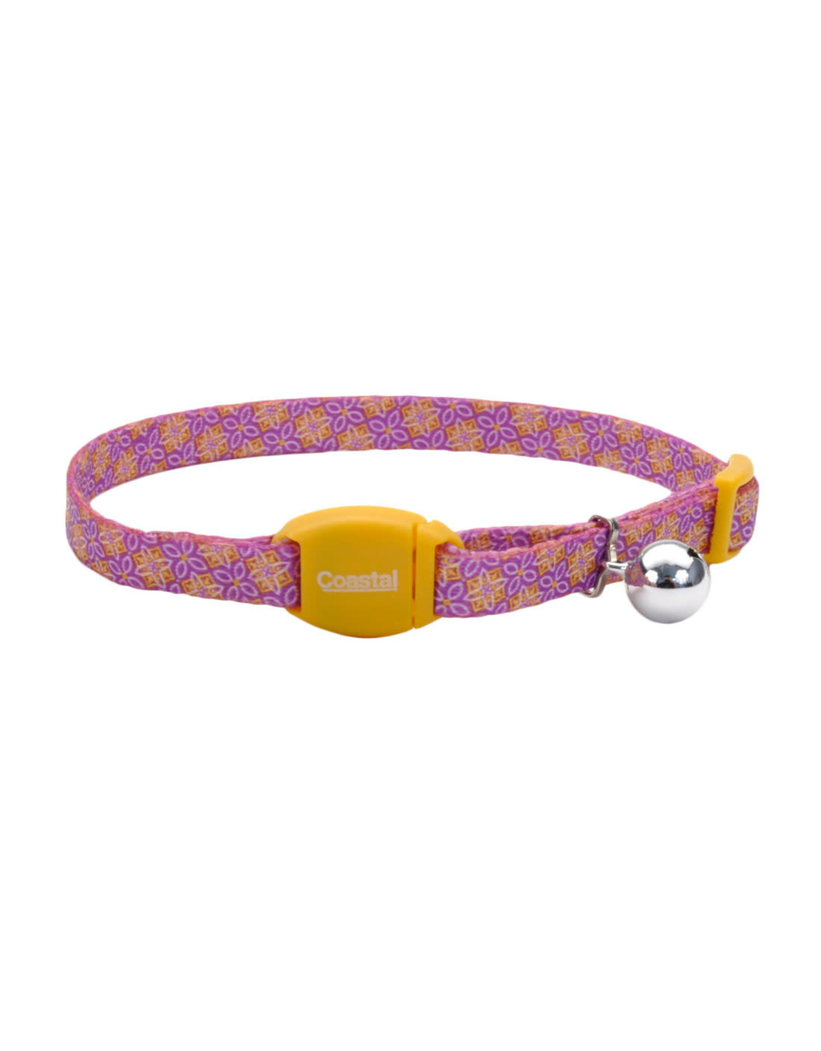 Coastal *DISC* Coastal collier magnétique chat 12'' Jaune & Mauve