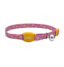 Coastal *DISC* Coastal collier magnétique chat 12'' Jaune & Mauve